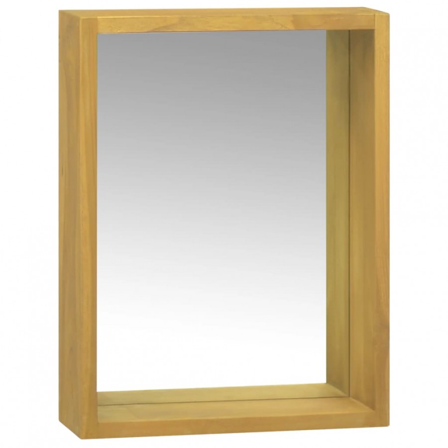 Armoire à miroir 30x10x40 cm Bois de teck solide