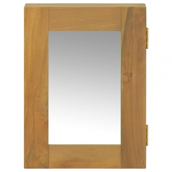 Armoire à miroir 30x10x40 cm Bois de teck solide