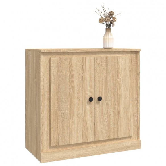 Buffet chêne sonoma 70x35,5x67,5 cm bois d'ingénierie