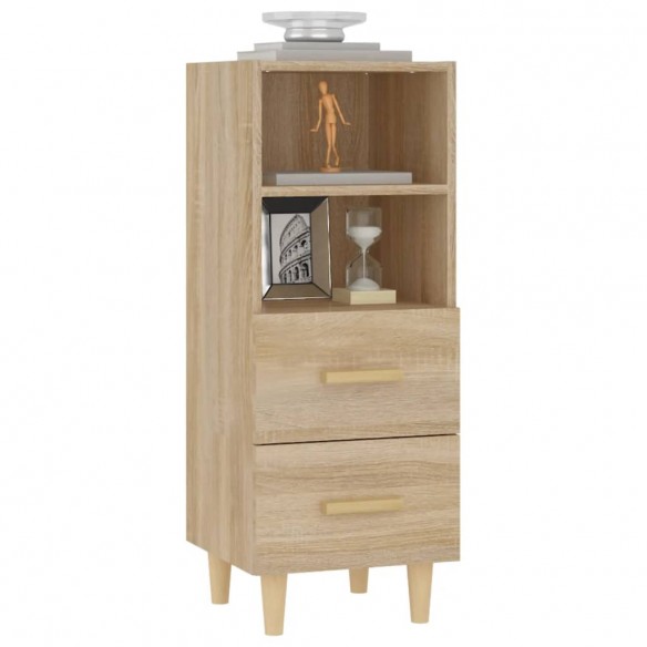 Buffet Chêne sonoma 34,5x34x90 cm Bois d'ingénierie