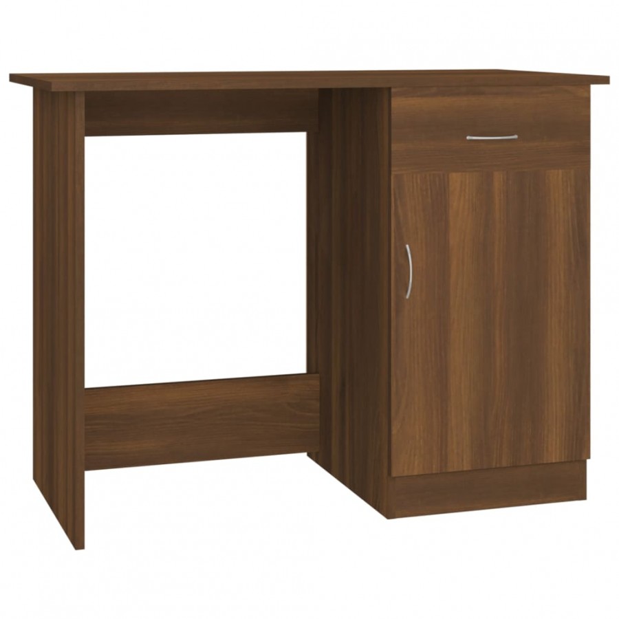 Bureau Chêne marron 100x50x76 cm 
