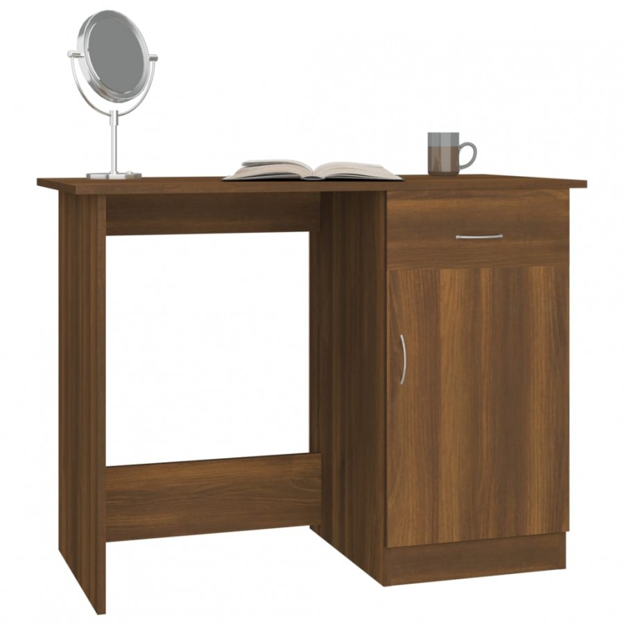 Bureau Chêne marron 100x50x76 cm 