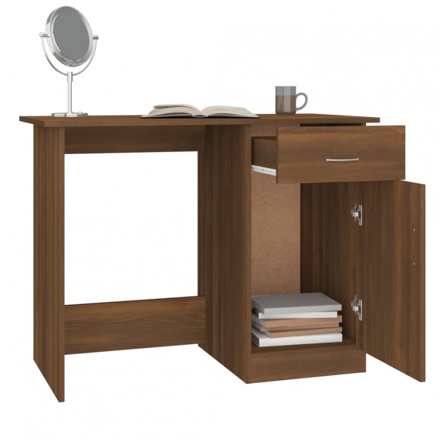 Bureau Chêne marron 100x50x76 cm 