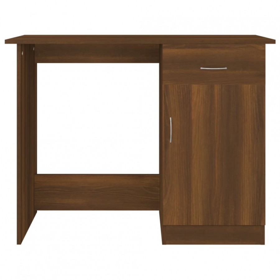 Bureau Chêne marron 100x50x76 cm 
