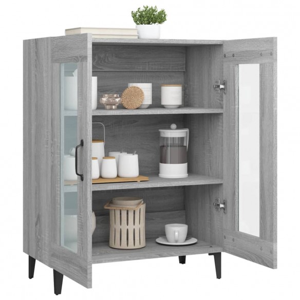 Buffet sonoma gris 69,5x34x90 cm bois d'ingénierie