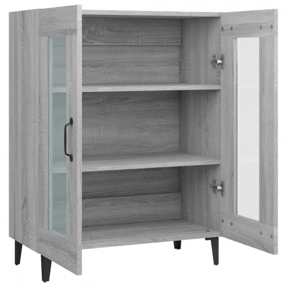 Buffet sonoma gris 69,5x34x90 cm bois d'ingénierie