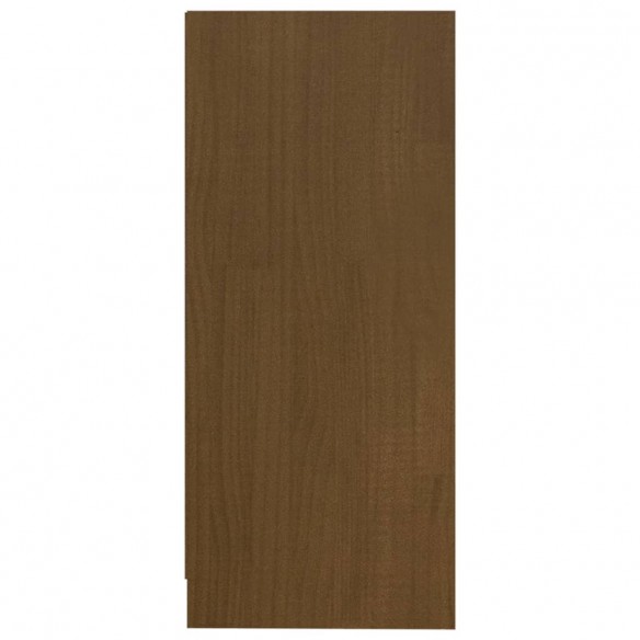 Armoire d'appoint Marron miel 35,5x33,5x76cm Bois de pin massif