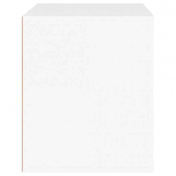 Table de chevet Blanc 50x39x47 cm