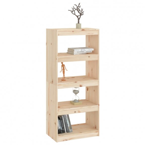 Bibliothèque/Séparateur de pièce 60x30x135,5 cm Bois de pin