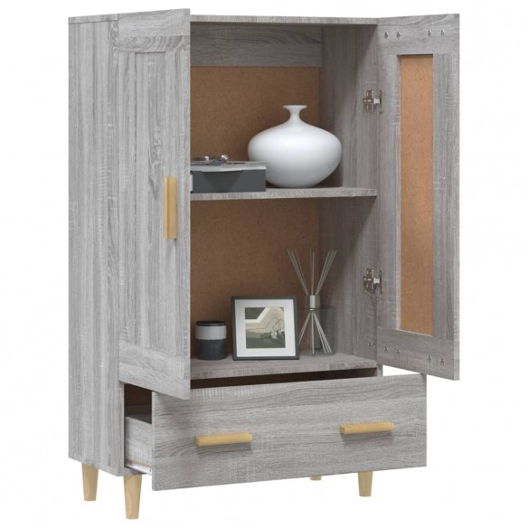 Buffet Sonoma gris 70x31x115 cm Bois d'ingénierie