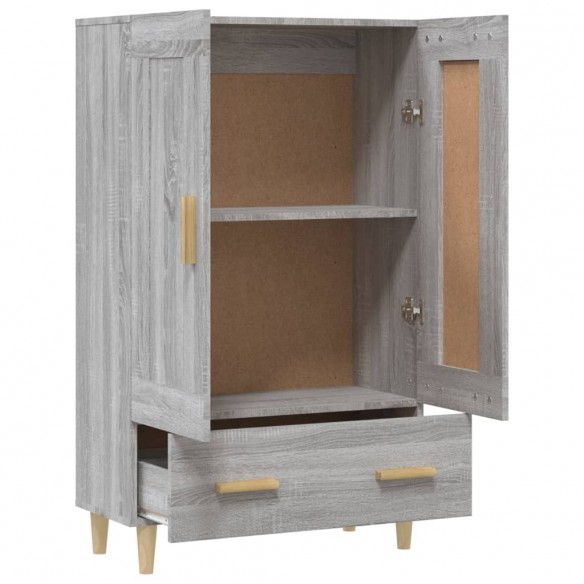 Buffet Sonoma gris 70x31x115 cm Bois d'ingénierie