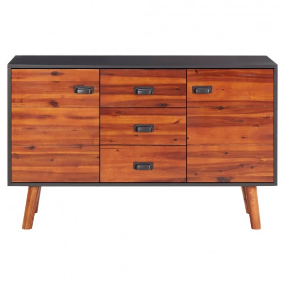 Buffet 110x35x70 cm Bois d'acacia massif et MDF