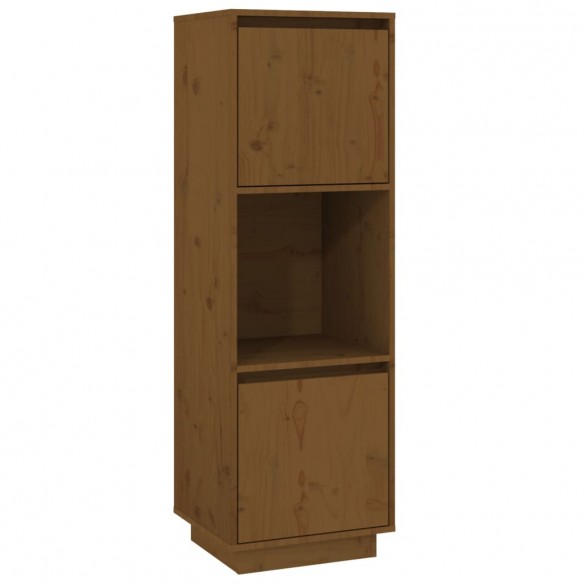 Buffet Marron miel 38x35x117 cm Bois massif de pin