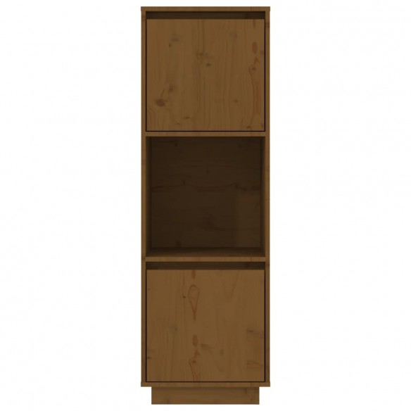 Buffet Marron miel 38x35x117 cm Bois massif de pin