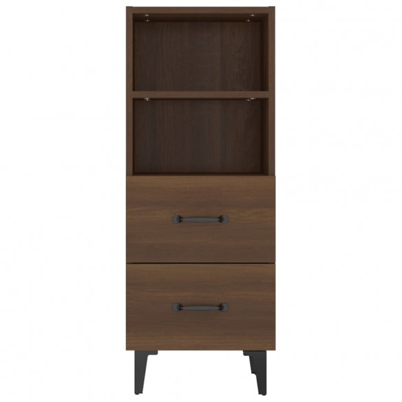 Buffet Chêne marron 34,5x34x90 cm Bois d'ingénierie