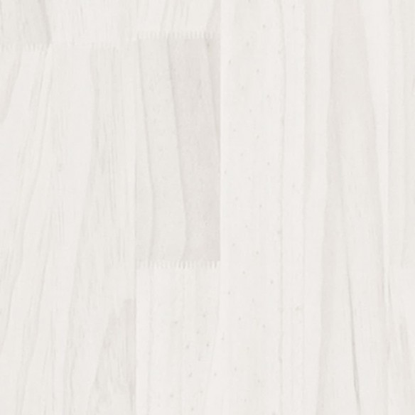Étagère de rangement Blanc 60x30x105 cm Bois de pin massif