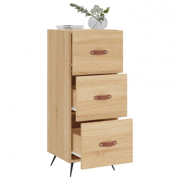 Buffet Chêne sonoma 34,5x34x90 cm Bois d'ingénierie