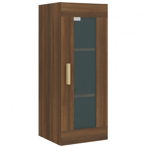 Armoire murale suspendue Chêne marron 34,5x34x90 cm