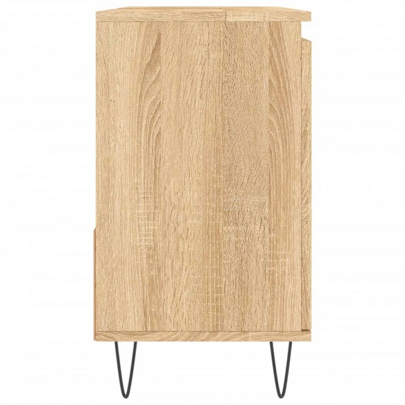 Armoire salle de bain chêne sonoma 65x33x60 cm