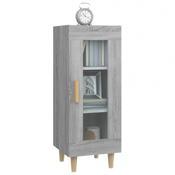 Buffet Sonoma gris 34,5x34x90 cm Bois d'ingénierie