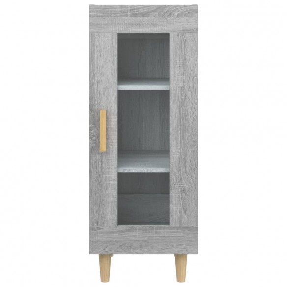 Buffet Sonoma gris 34,5x34x90 cm Bois d'ingénierie