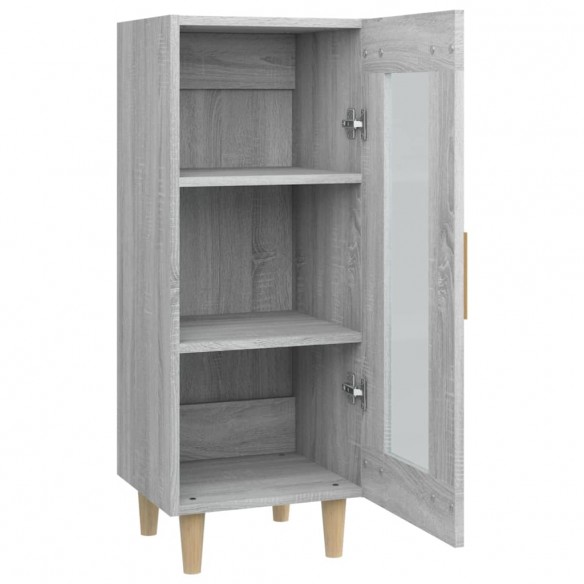 Buffet Sonoma gris 34,5x34x90 cm Bois d'ingénierie