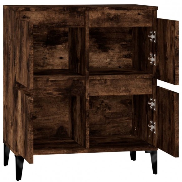 Buffet Chêne fumé 60x35x70 cm Bois d'ingénierie