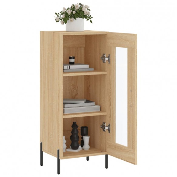 Buffet Chêne sonoma 34,5x34x90 cm Bois d'ingénierie