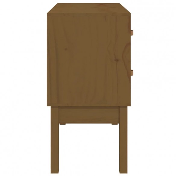 Armoire console Marron miel 90x40x78 cm Bois de pin solide