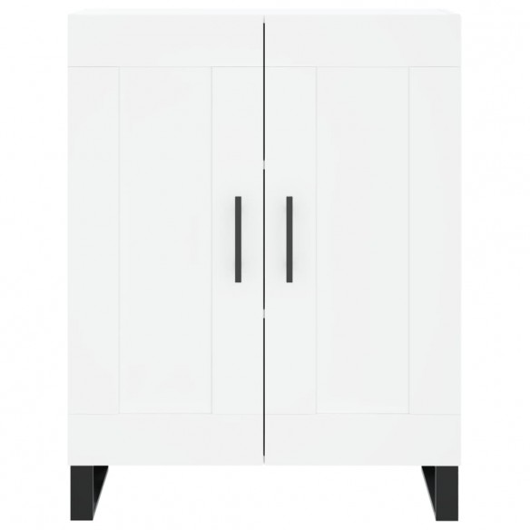 Buffet blanc 69,5x34x90 cm bois d'ingénierie