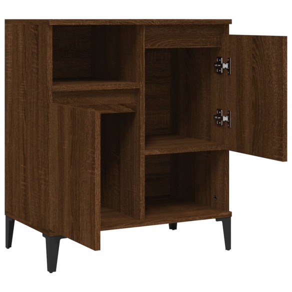 Buffet Chêne marron 60x35x70 cm Bois d'ingénierie