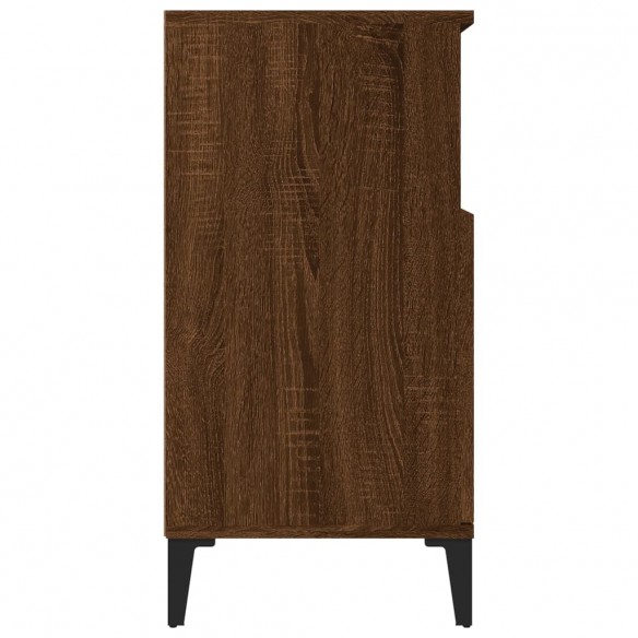 Buffet Chêne marron 60x35x70 cm Bois d'ingénierie