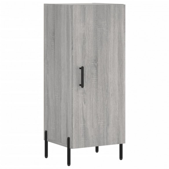 Buffet Sonoma gris 34,5x34x90 cm Bois d'ingénierie