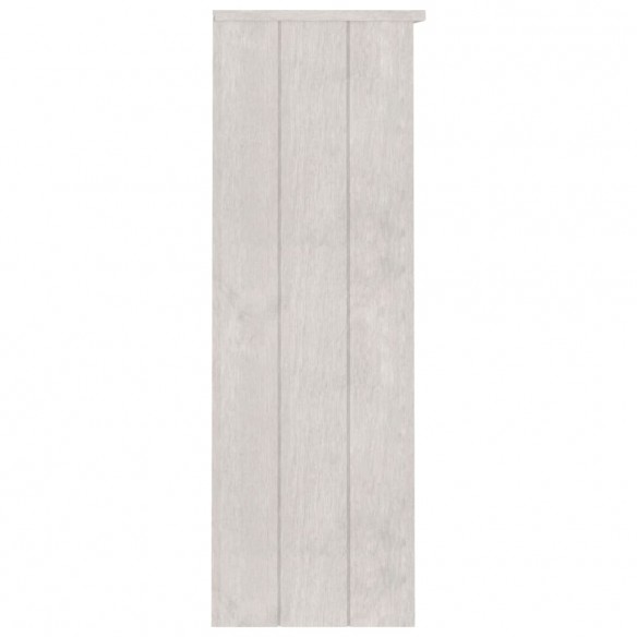 Dessus de buffet HAMAR Blanc 85x35x100 cm Bois de pin massif