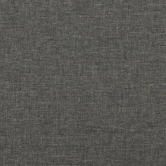 Cadre de lit Gris foncé 180 x 200 cm Tissu