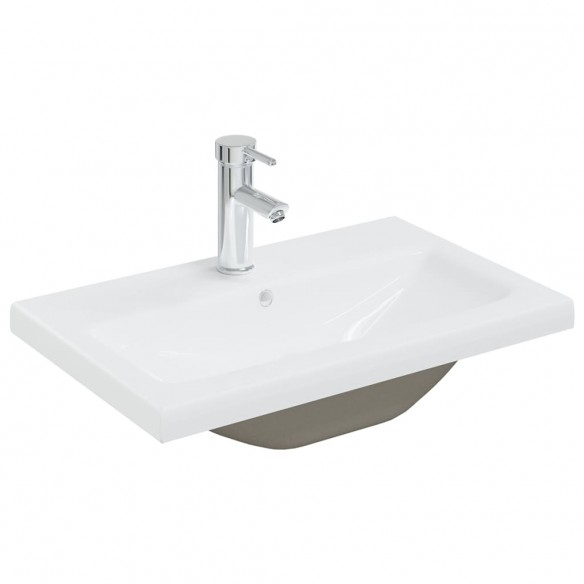 Ensemble de meubles de salle de bain Blanc Aggloméré