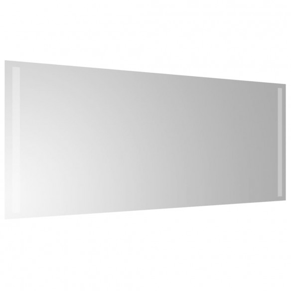 Miroir de salle de bain à LED 100x40 cm