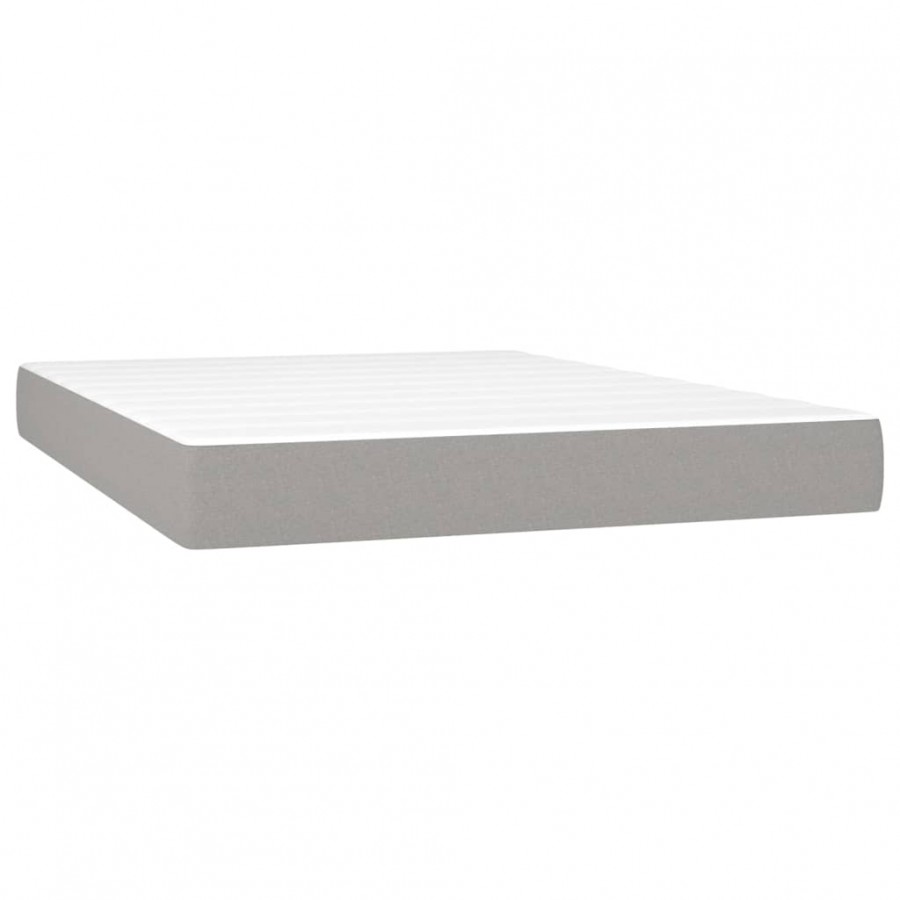 Matelas de lit à ressorts ensachés Gris clair 140x200x20 cm Matelas de lit à ressorts ensachés Gris clair 140x200x20 cm