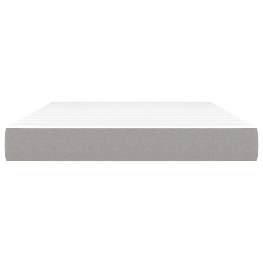 Matelas de lit à ressorts ensachés Gris clair 140x200x20 cm Matelas de lit à ressorts ensachés Gris clair 140x200x20 cm