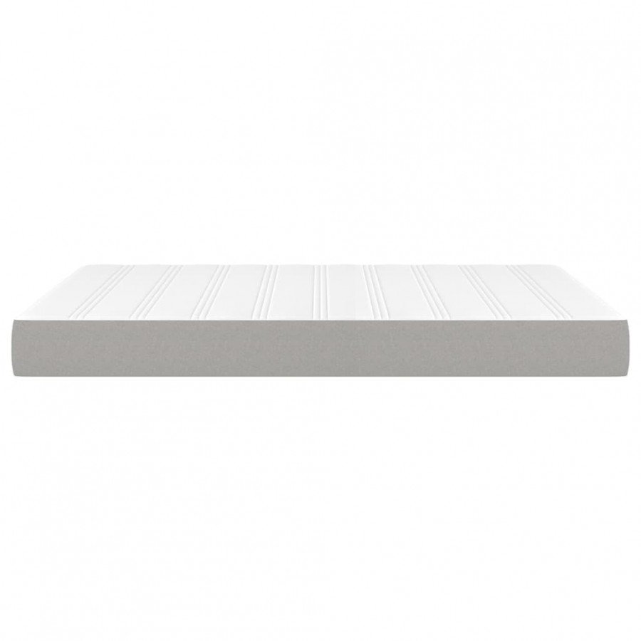 Matelas de lit à ressorts ensachés Gris clair 140x200x20 cm Matelas de lit à ressorts ensachés Gris clair 140x200x20 cm