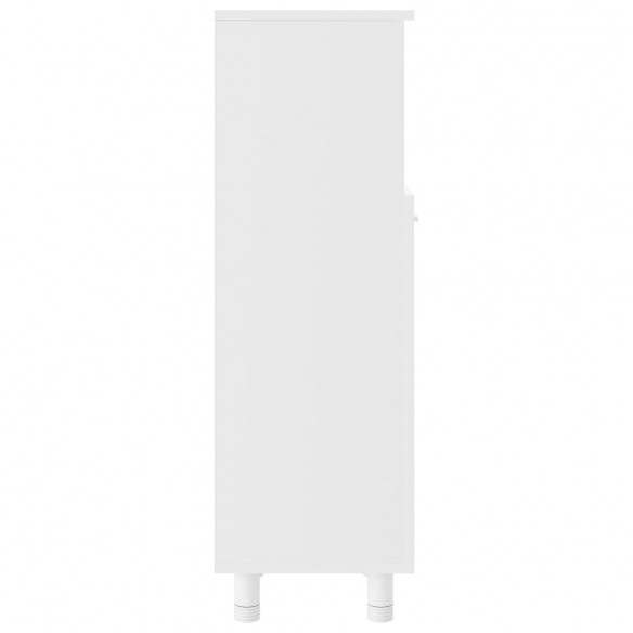 Armoire de salle de bain Blanc 30x30x95 cm Aggloméré