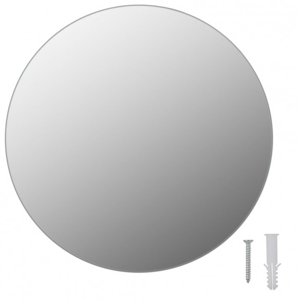 Miroir rond sans cadre 30 cm Verre