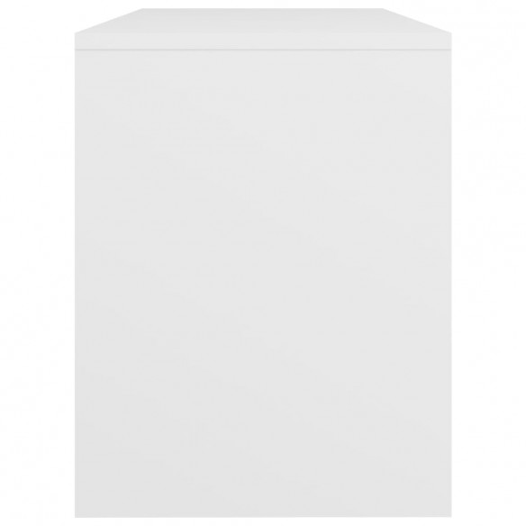 Tabouret de toilette Blanc 70x35x45 cm Bois d'ingénierie