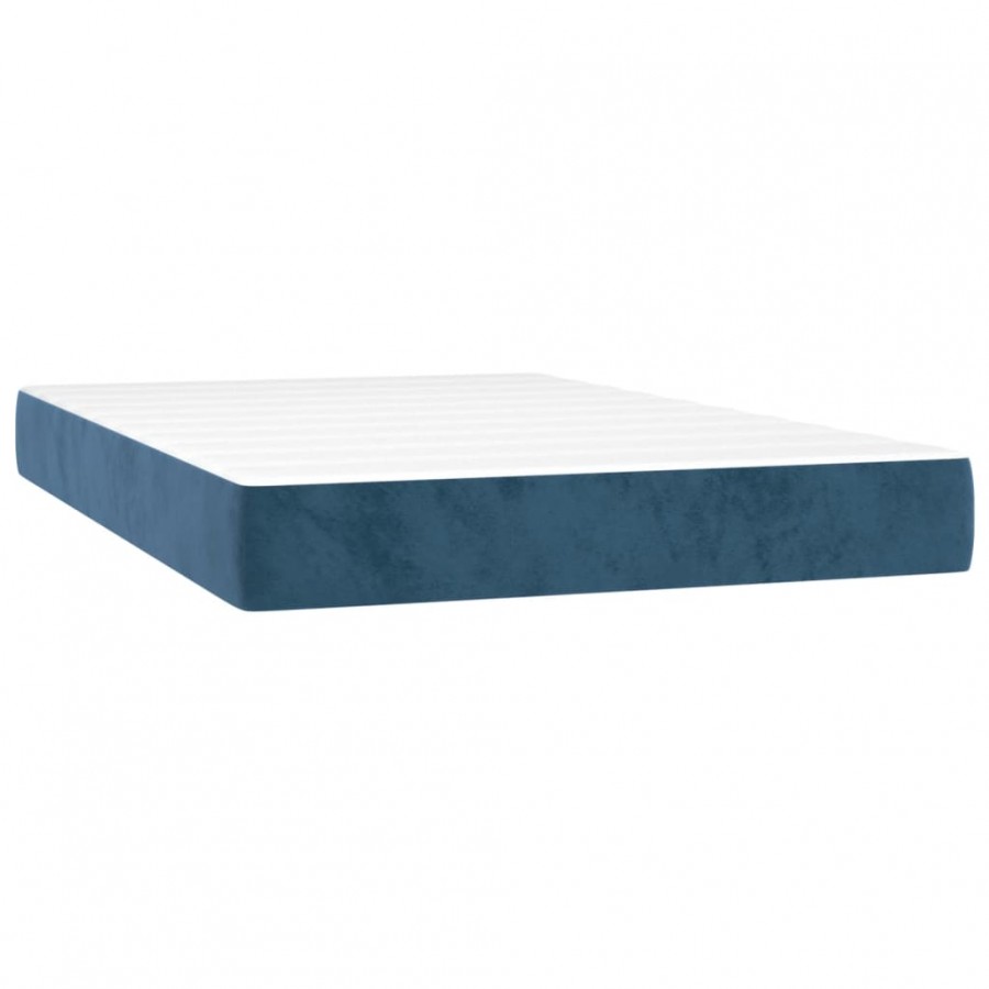 Matelas de lit à ressorts ensachés Bleu foncé 120x200x20 cm Matelas de lit à ressorts ensachés Bleu foncé 120x200x20 cm