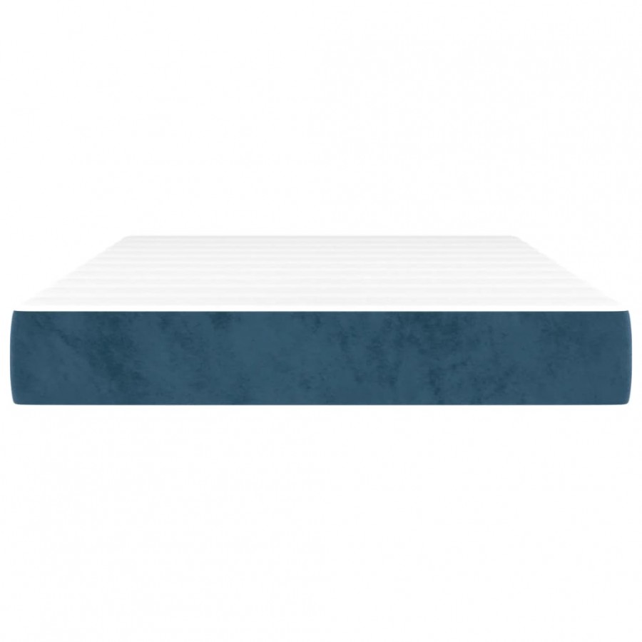 Matelas de lit à ressorts ensachés Bleu foncé 120x200x20 cm Matelas de lit à ressorts ensachés Bleu foncé 120x200x20 cm