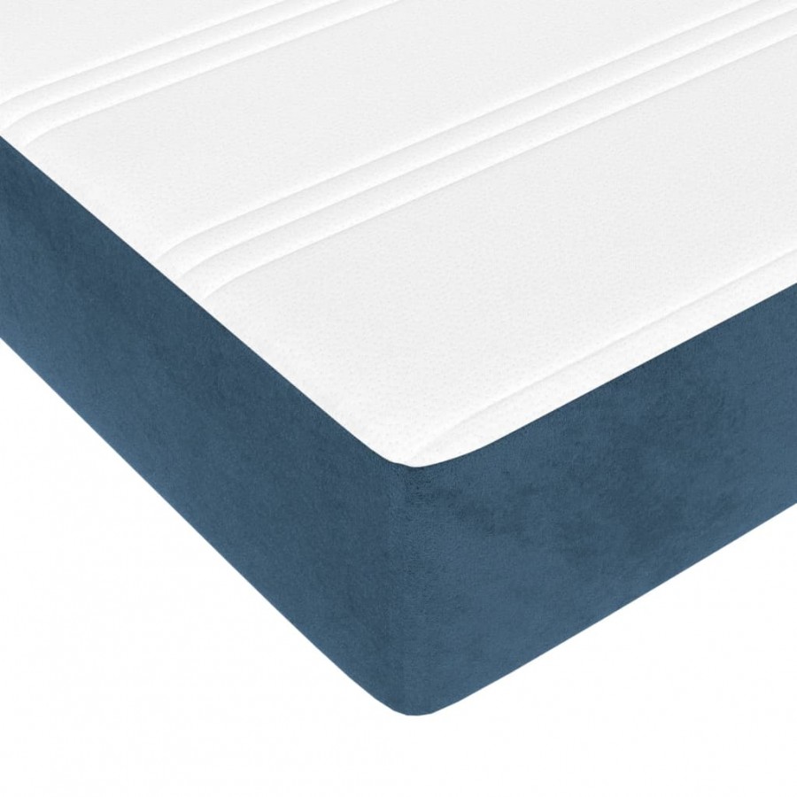 Matelas de lit à ressorts ensachés Bleu foncé 120x200x20 cm Matelas de lit à ressorts ensachés Bleu foncé 120x200x20 cm