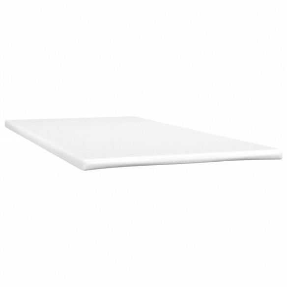 Sommier à lattes de lit avec matelas Gris clair 90x200 cm Tissu