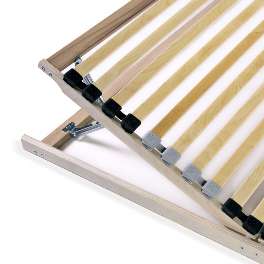 Cadre avec 28 lattes 7 zones 90 x 200 cm
