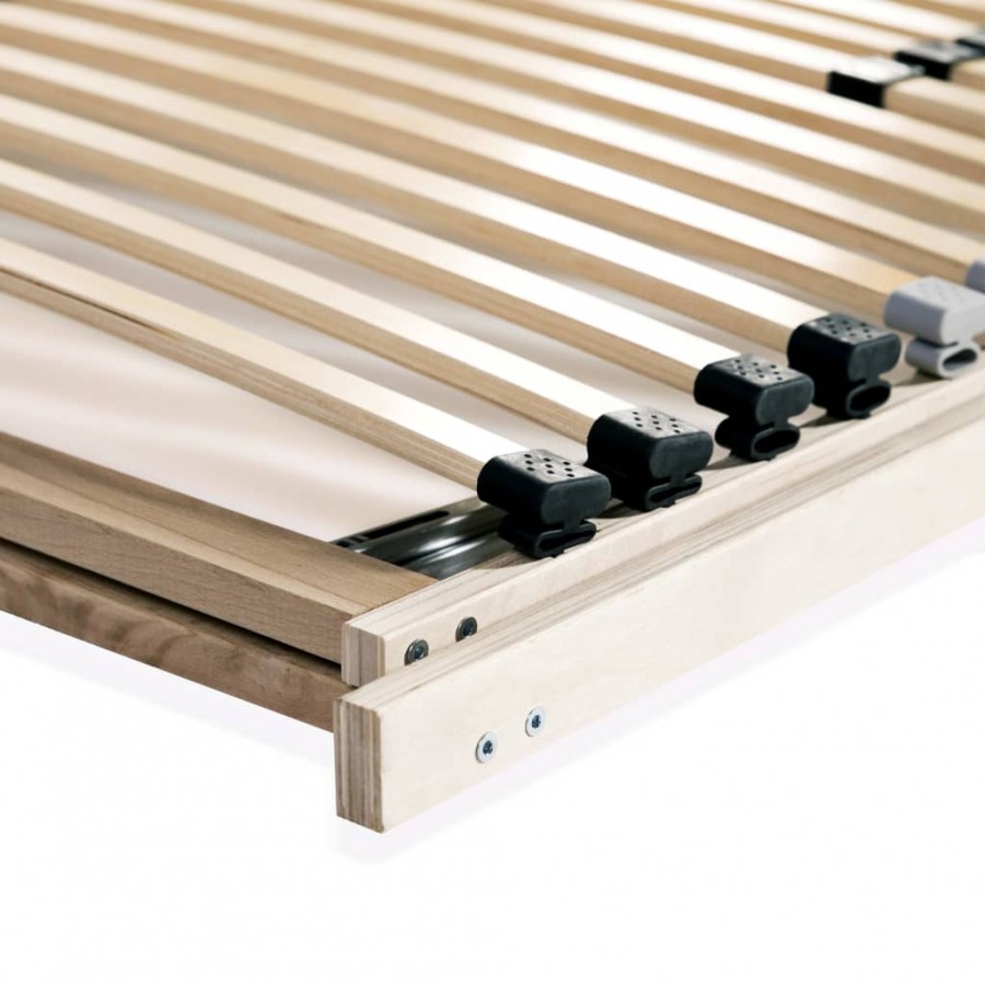 Cadre avec 28 lattes 7 zones 90 x 200 cm