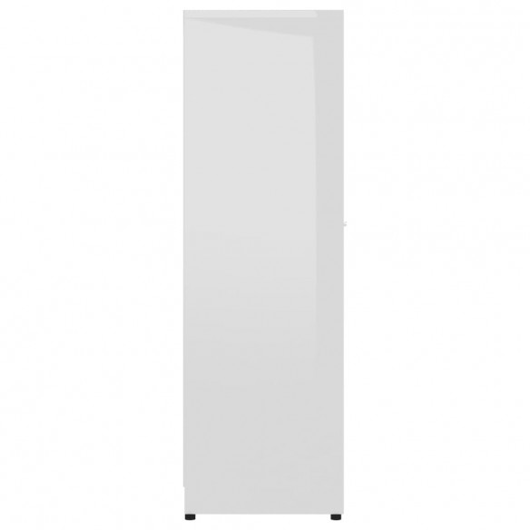 Armoire de salle de bain Blanc brillant 30x30x95 cm